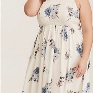 Torrid hi low floral dress